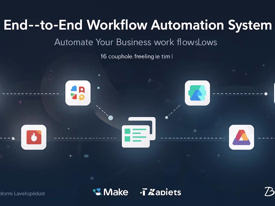 Cover image for End-to-End Workflow Automation System