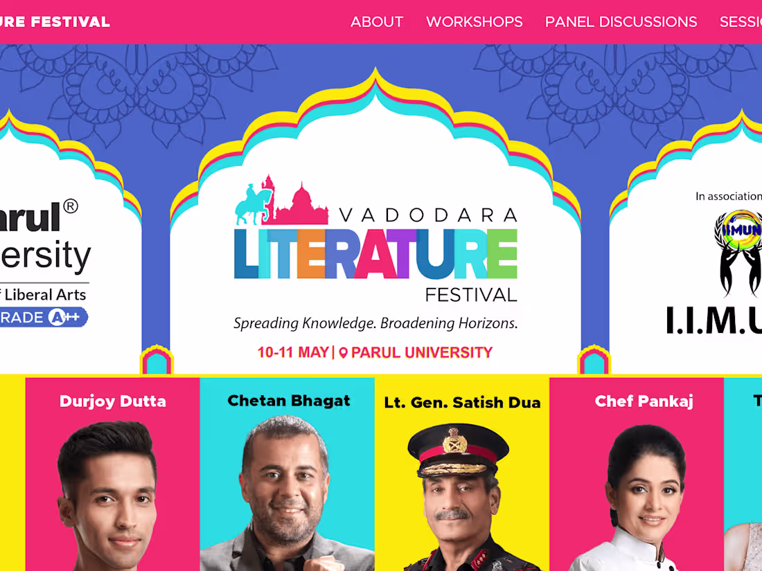 Cover image for Vadodata Literature Festival