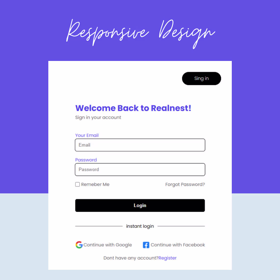 Cover image for React + Vanilla CSS Login 🔥 Simple, modern login page built...
