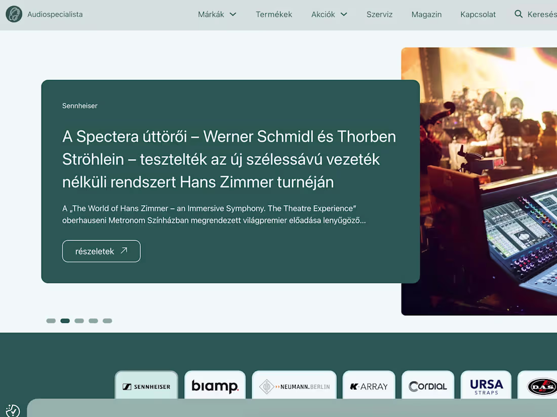 Cover image for Audiospecialista - Sennheiser, Biamp, Neumann