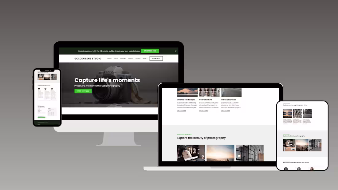 Cover image for  desgn or redesign  wix website for personal  photography 