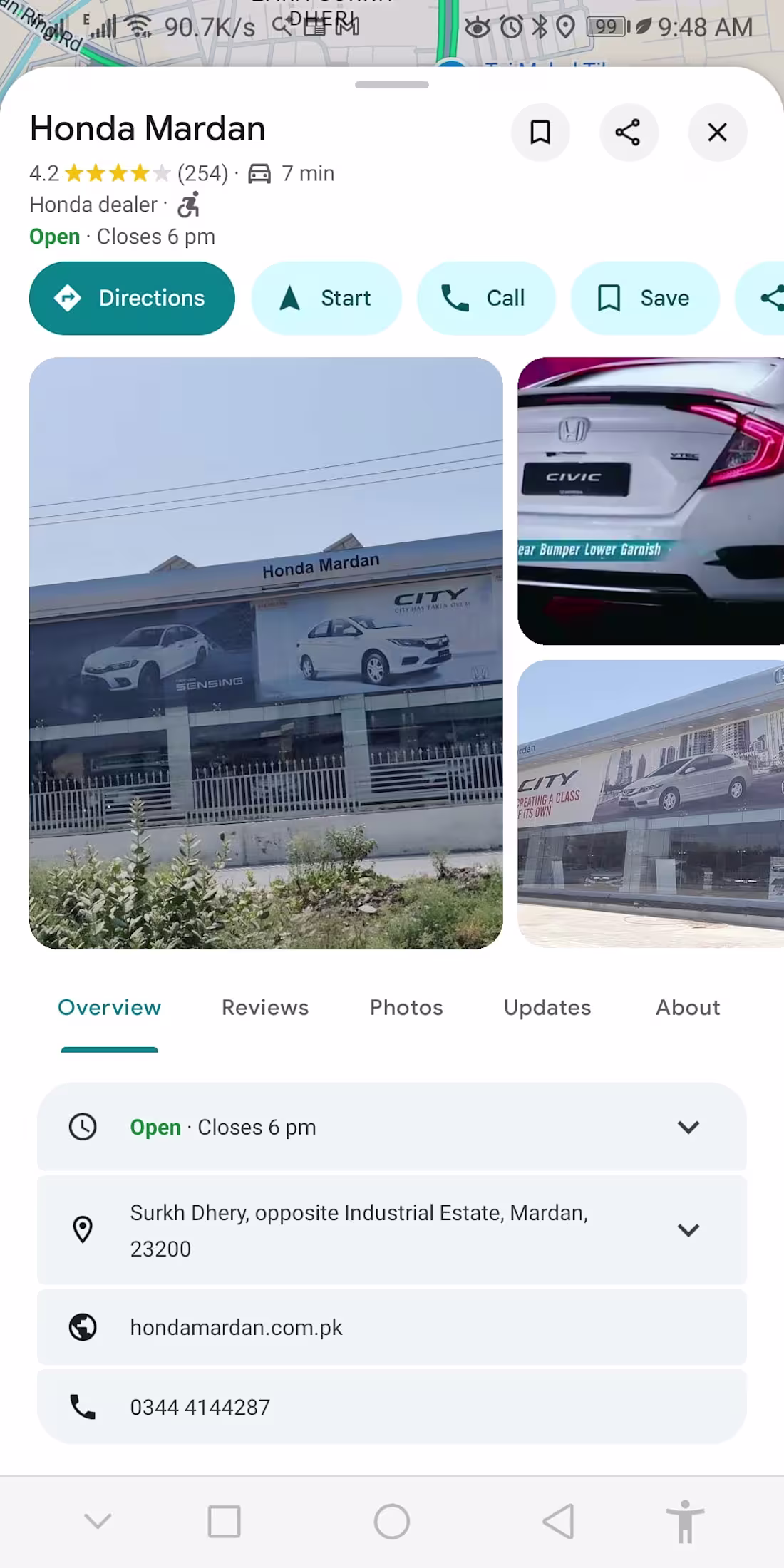 Cover image for Honda Motors Mardan is now fully visible locally! Local SEO ...
