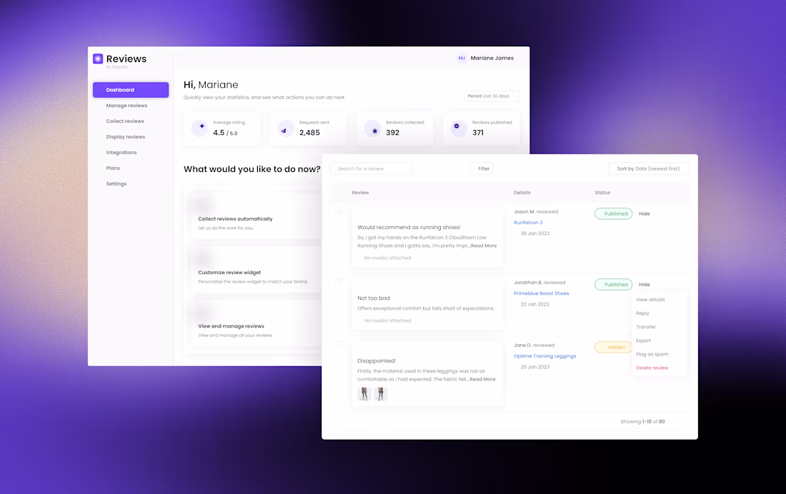 Cover image for Shopify Product Reviews App Redesign