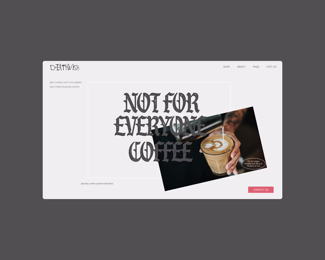 Cover image for Coffee brand exploration