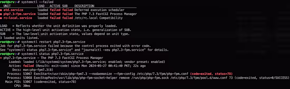 Cover image for PHP FPM Stopped Working - On To The Rescue