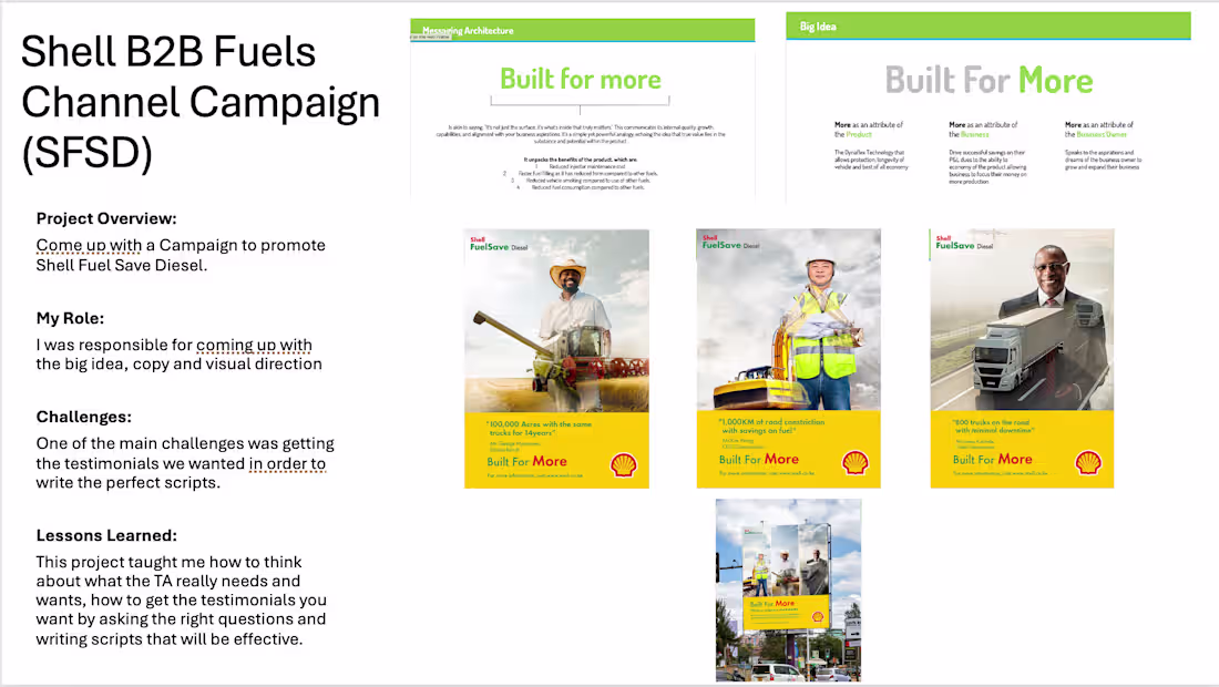 Cover image for Shell B2B Campaign