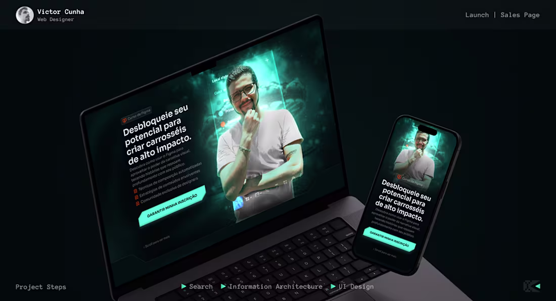 Cover image for Página de Vendas - Carrossel Criativo