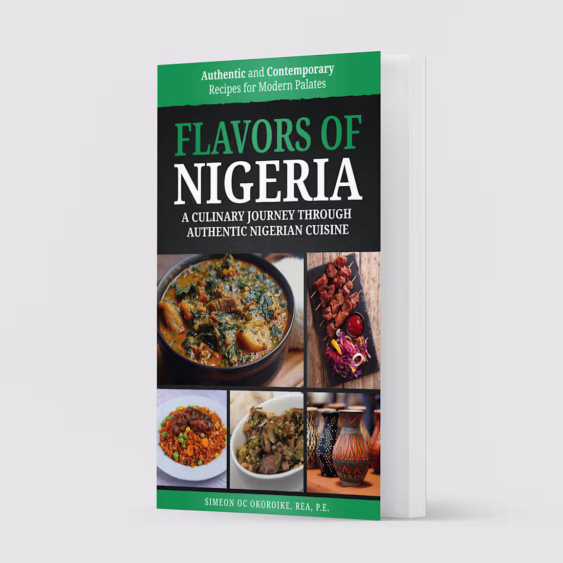 Cover image for Flavors of Nigeria eBook Cover Design