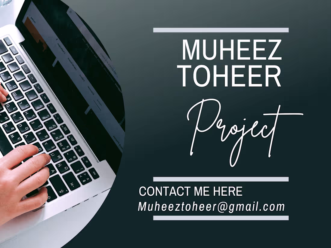 Cover image for Muheez portfolio - Google Drive