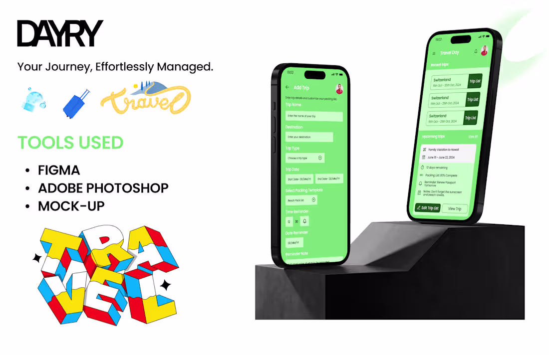 Cover image for DAYRY – The Ultimate Packing App for Travelers