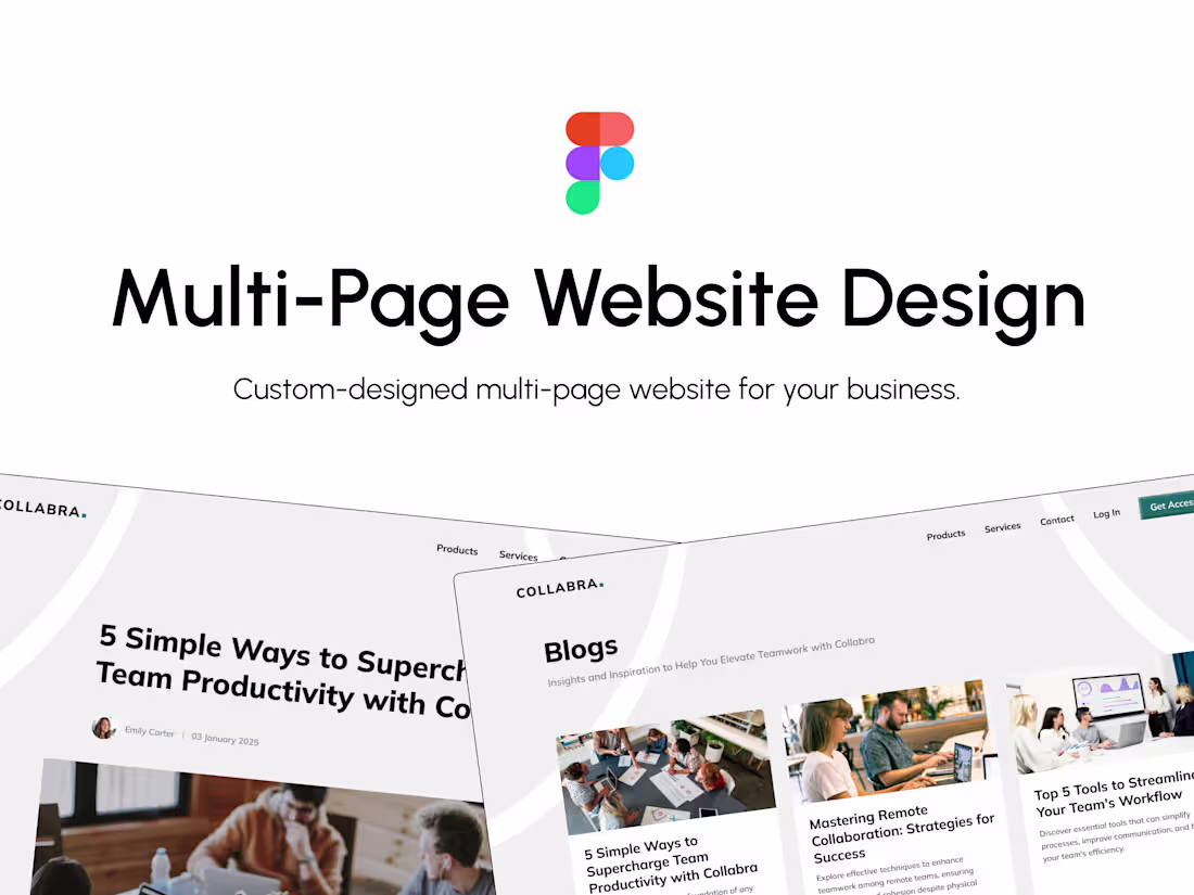 Cover image for Multi-Page Website Design