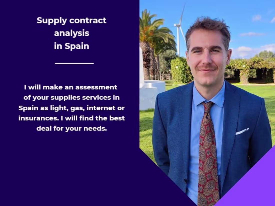 Cover image for Service Supplier advisor in spain