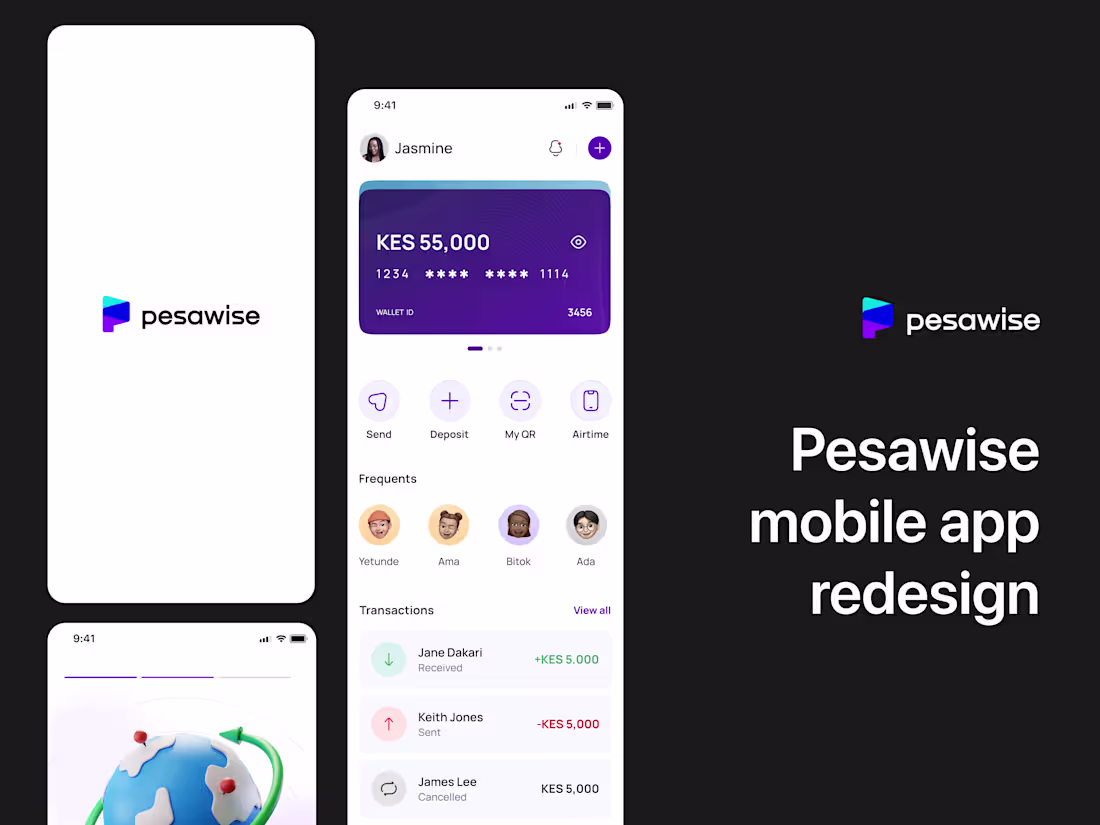 Cover image for Pesawise Mobile App Redesign