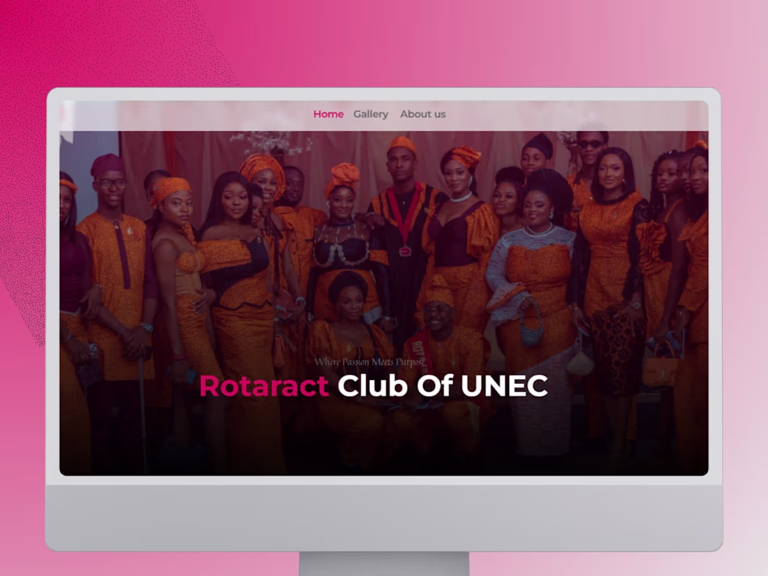 Cover image for Development of Basic Framer Website for Rotaract UNEC