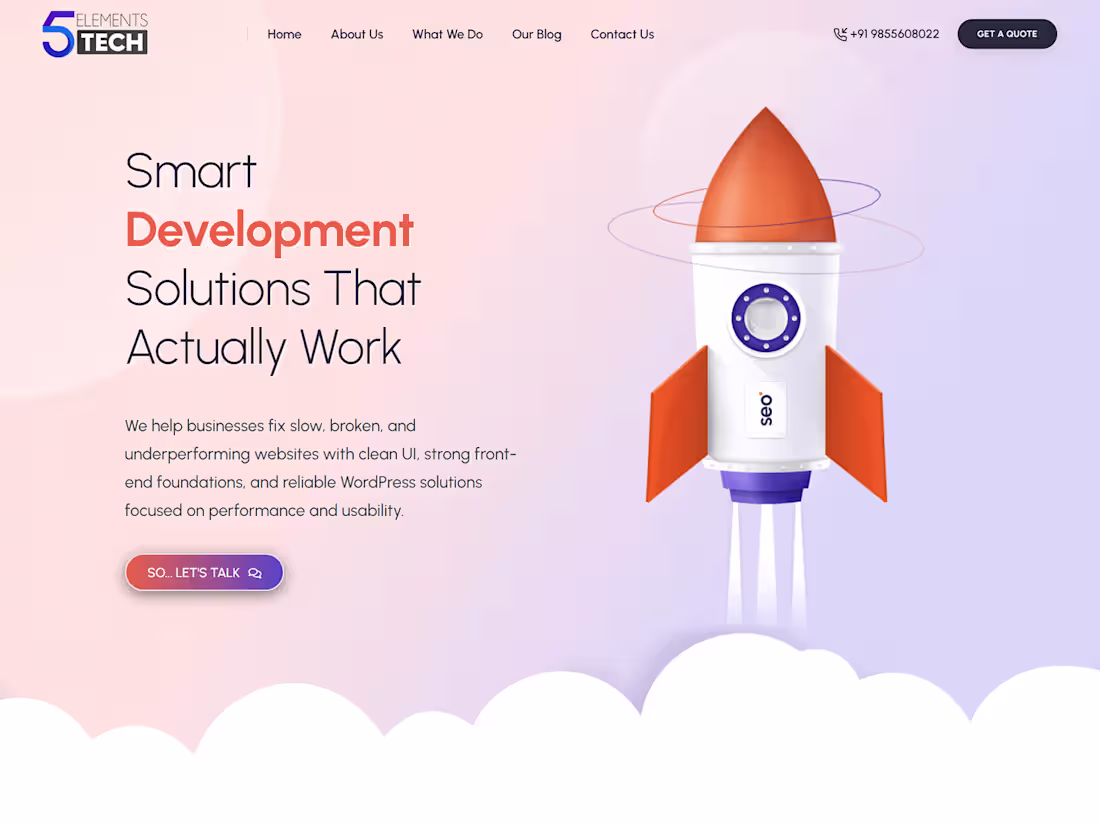 Cover image for Designed and developed a high-performing