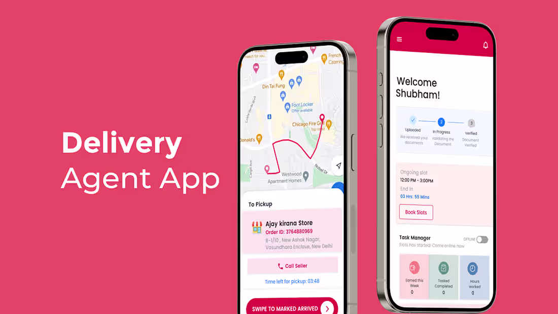 Cover image for Delivery Agent App 