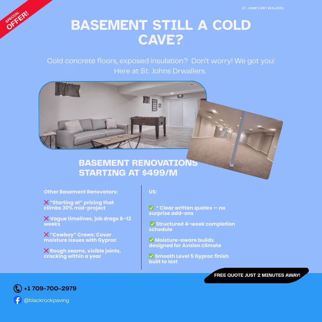 Cover image for Work for Bsement renovation Business