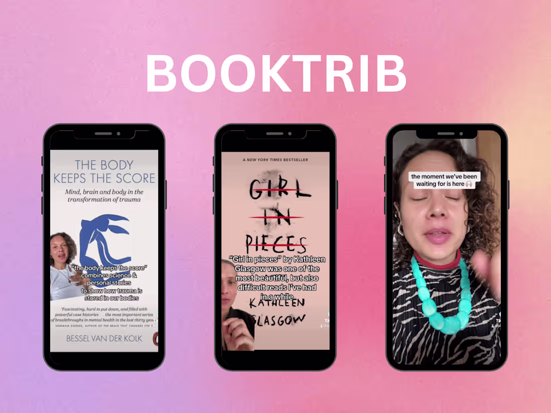 Cover image for Booktrib Monthly Collaboration for UGC Tiktok videos