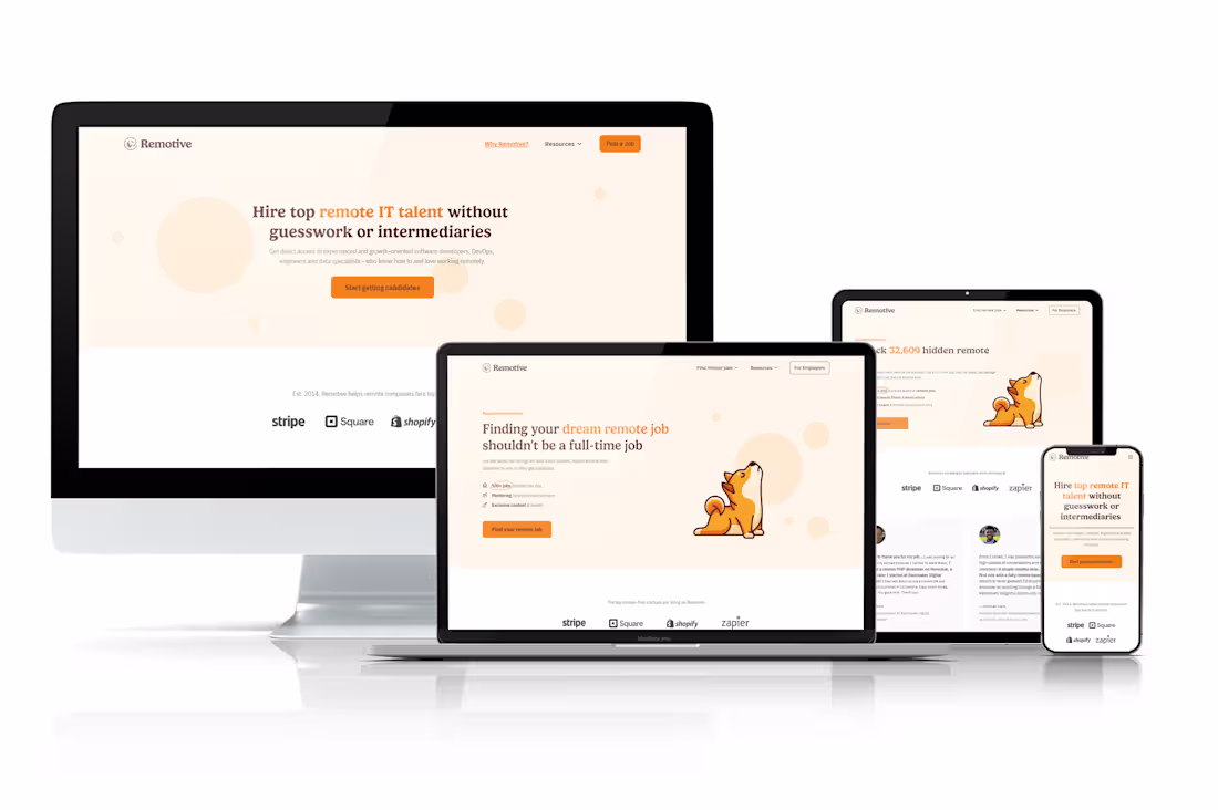 Cover image for Remotive: Interface for the Future of Work