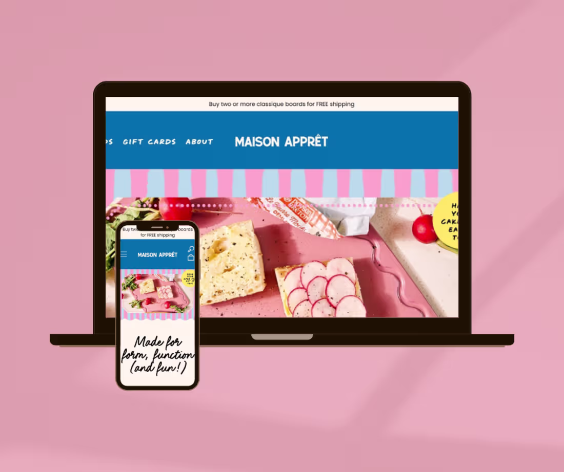 Cover image for Project: Maison Appret
Role: Senior Shopify