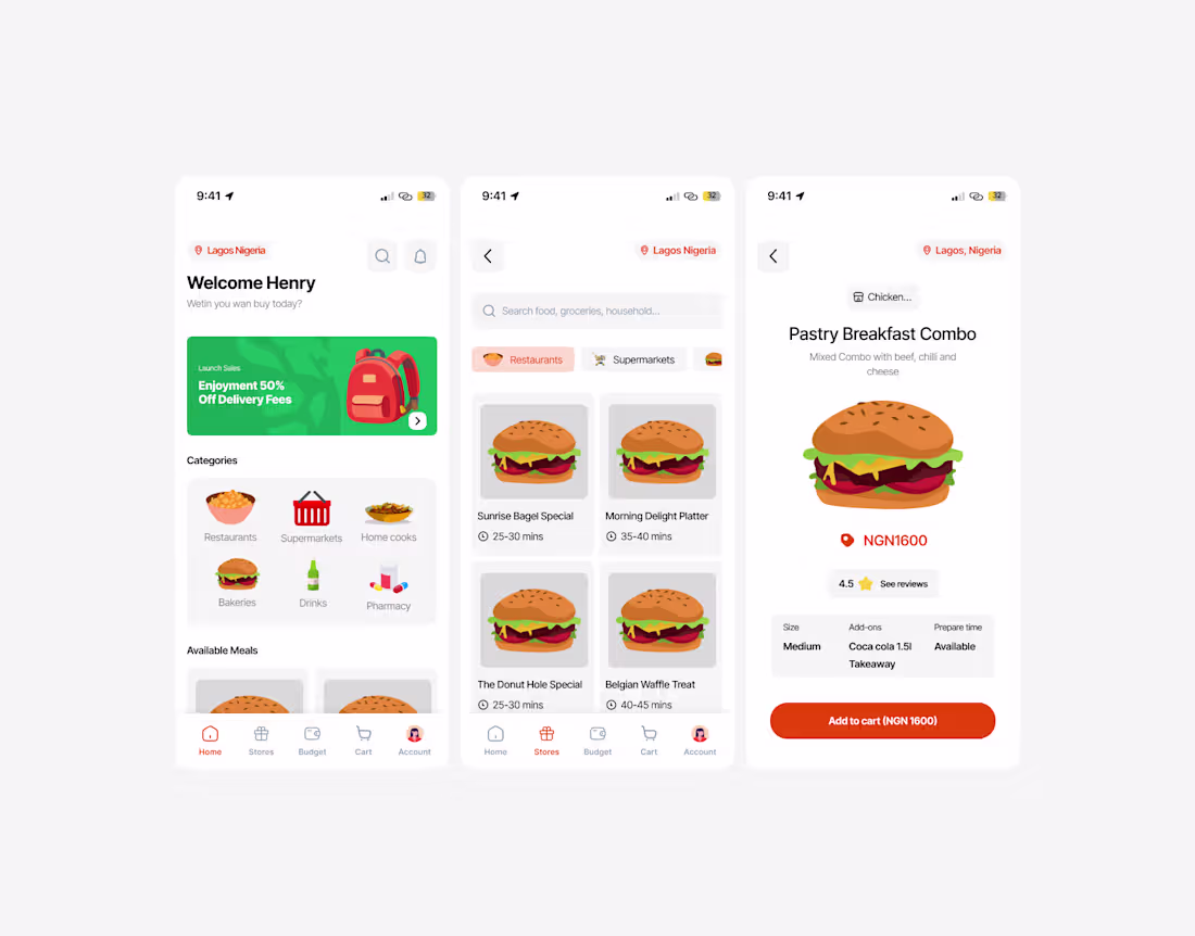 Cover image for Smart Local Marketplace App UI Concept
