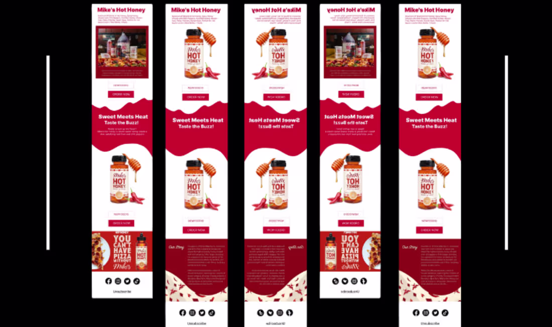 Cover image for Spicy Food Product Email Campaign