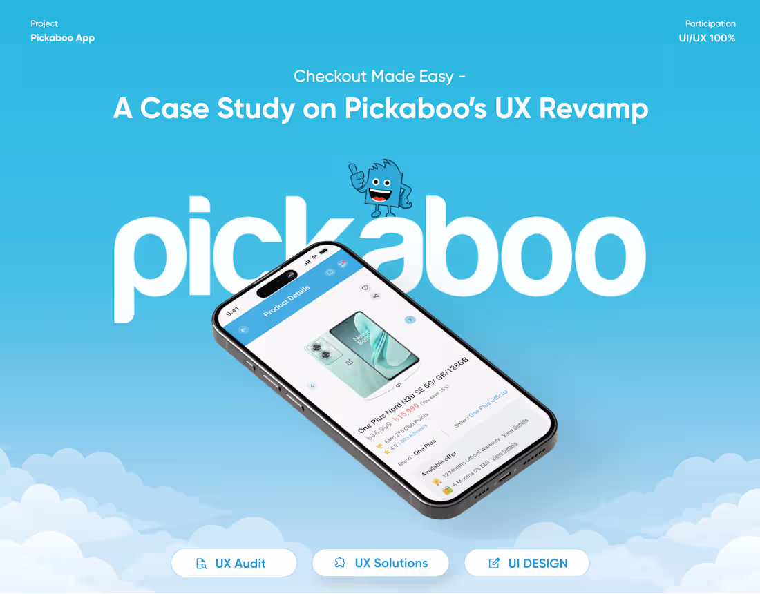 Cover image for Pickaboo’s UX Revamp Case Study