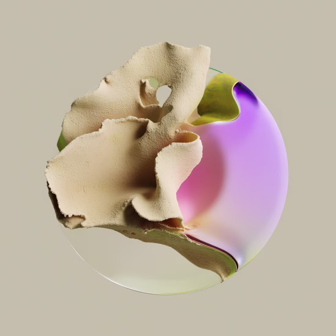 Cover image for 3D meets nature inside @krea_ai (https://www.instagram.com/k...