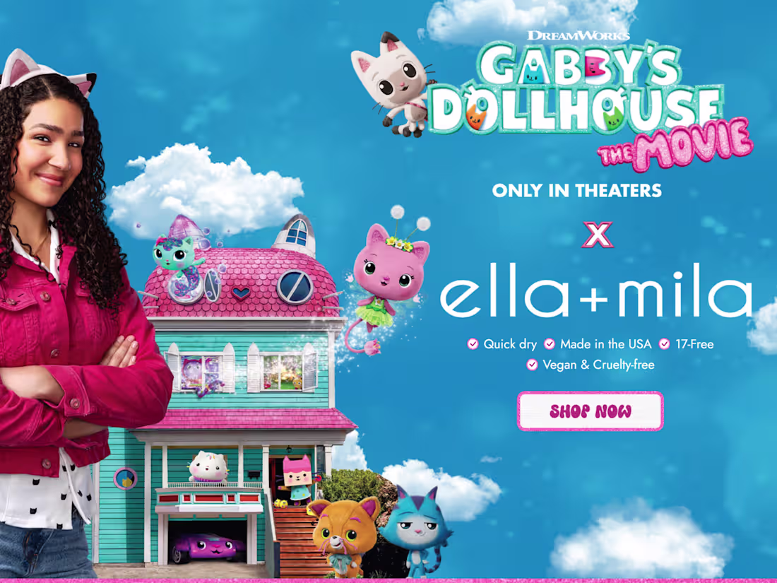 Cover image for Dreamworks Animation & ella+mila Replo Landing Page