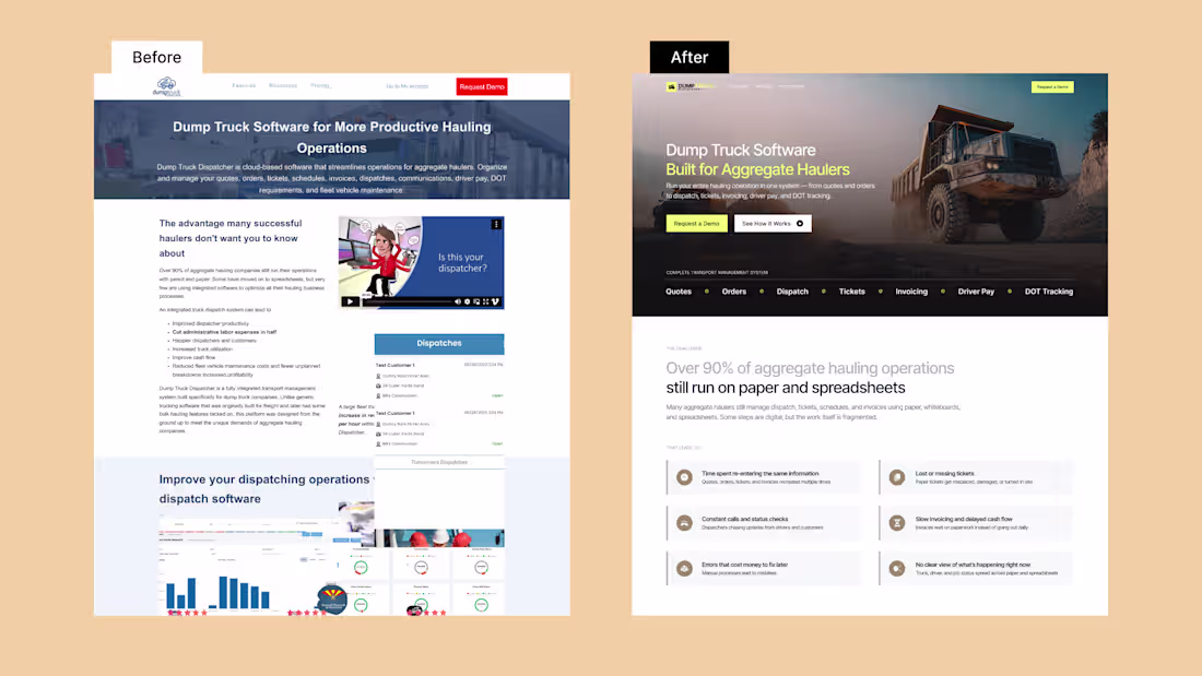 Cover image for Hero + Problem Section -