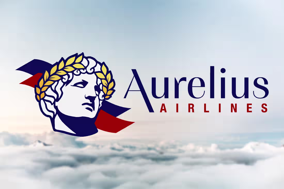 Cover image for Aurelius Airlines Logo & Branding