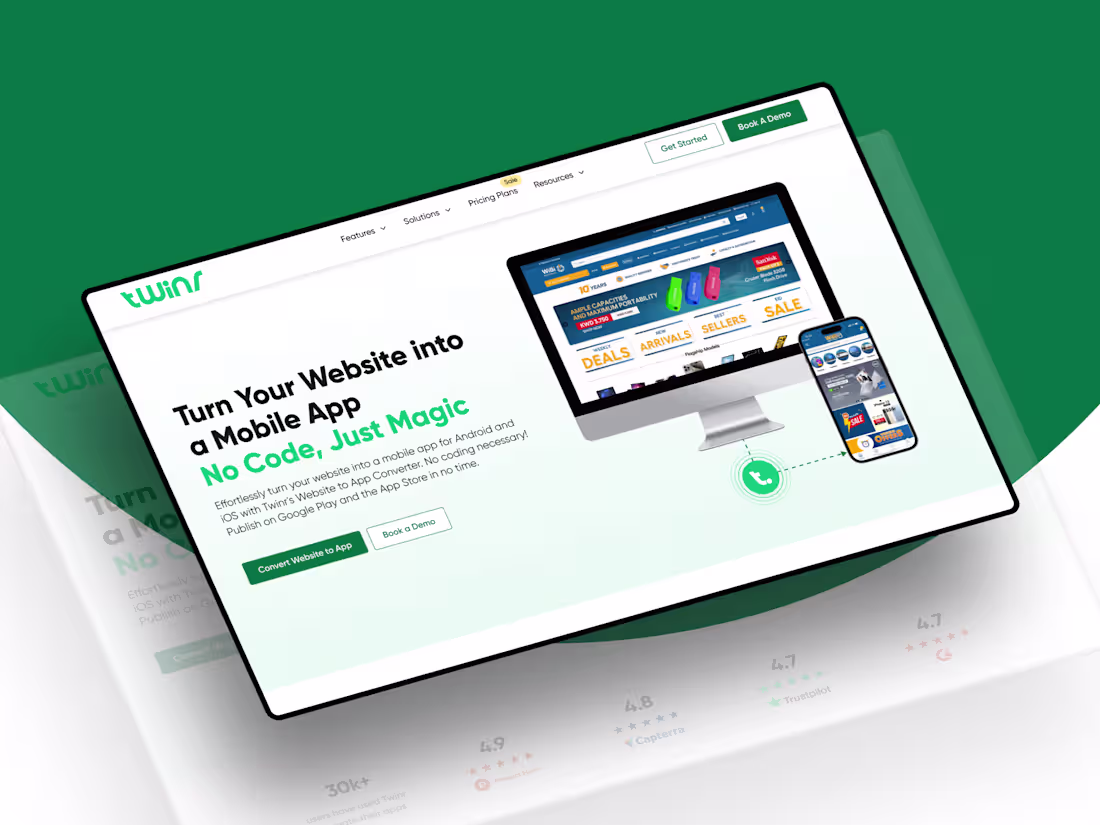 Cover image for Twinr | Full-Stack Development