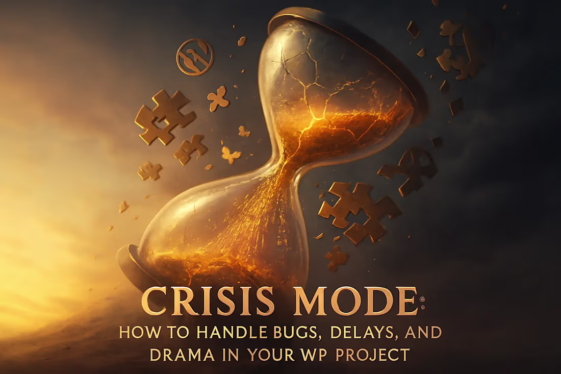 Cover image for Crisis Mode: How to Handle Bugs, Delays, and Drama in Your WP Project