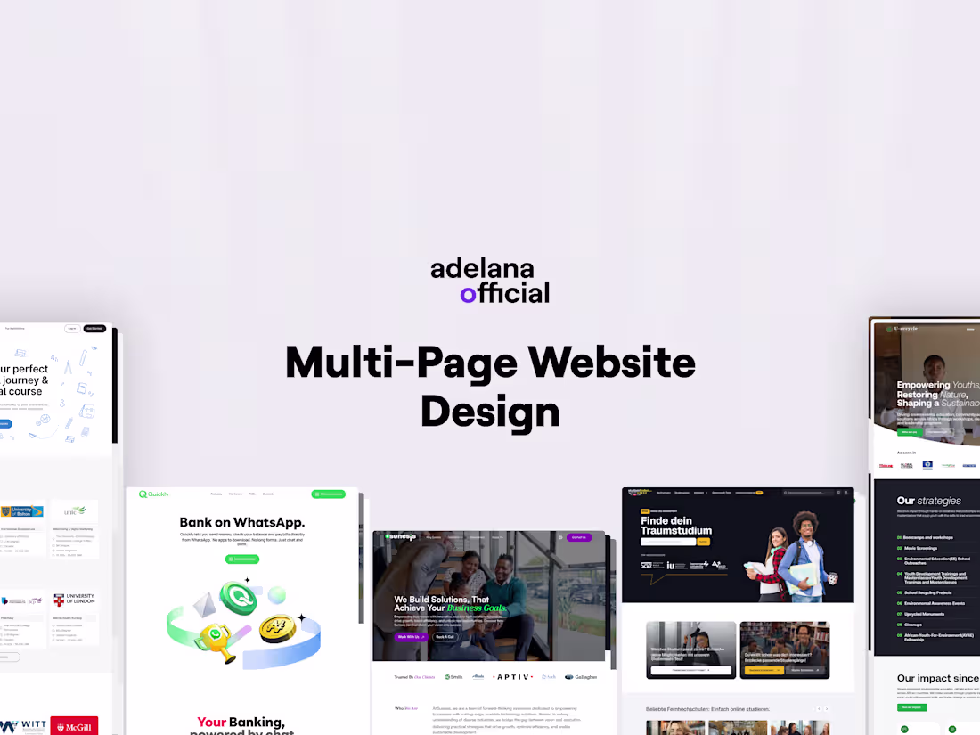 Cover image for Multi-Page Website Design