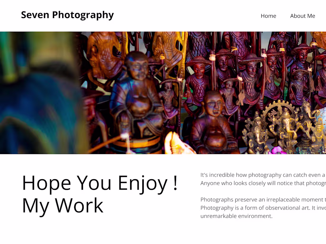 Cover image for Seven Photography