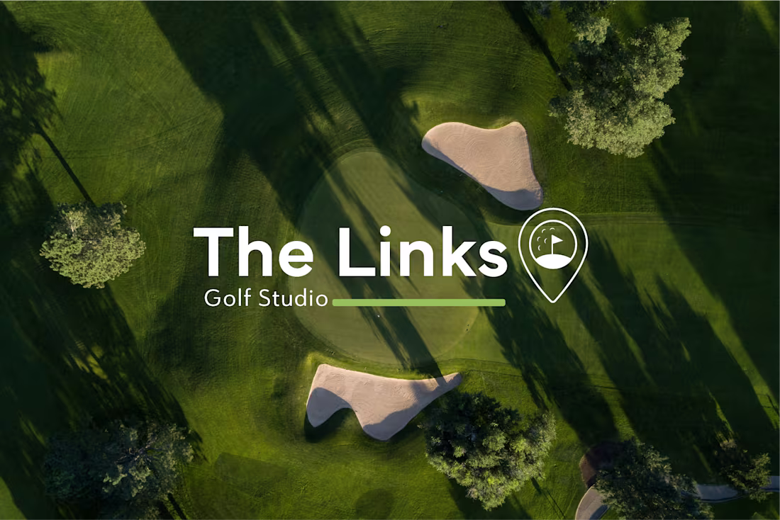 Cover image for The Links Golf Studio -Visual Identity and Branding Project