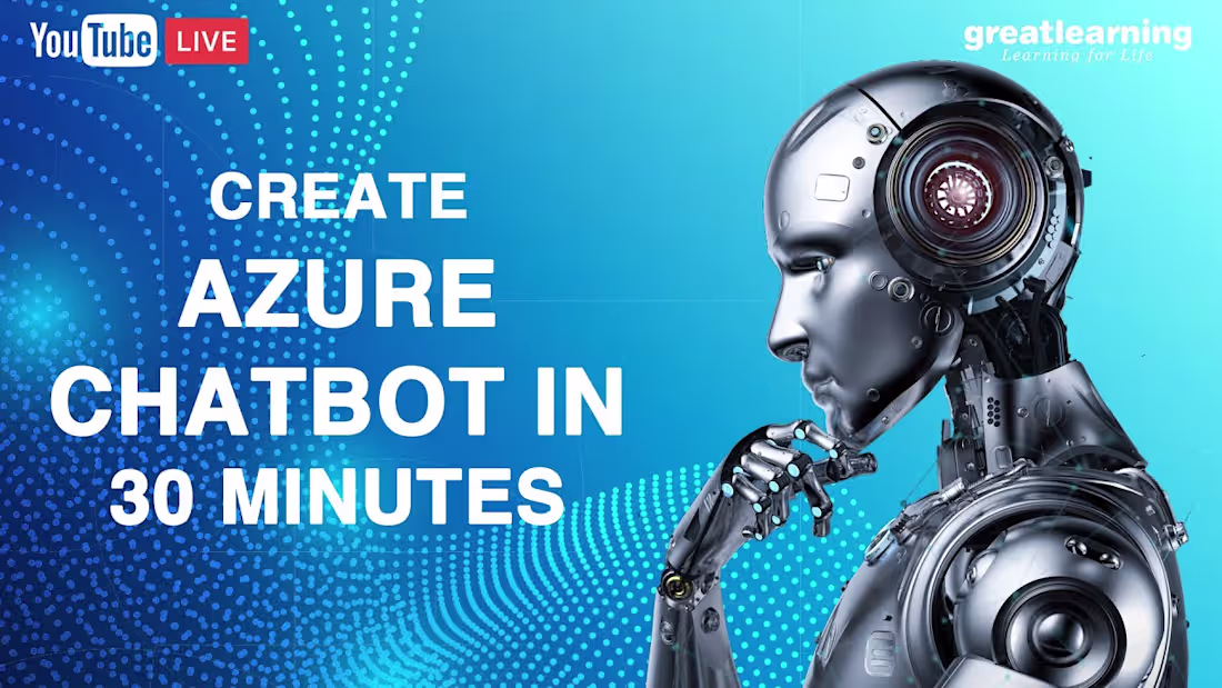 Cover image for Create Azure Chatbot in 30 Minutes | How To Make A Chatbot | Mi…