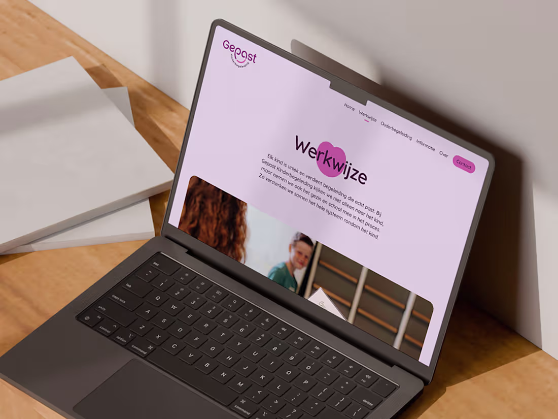 Cover image for Visual Identity and Framer Website for Gepast Kinderbegeleiding