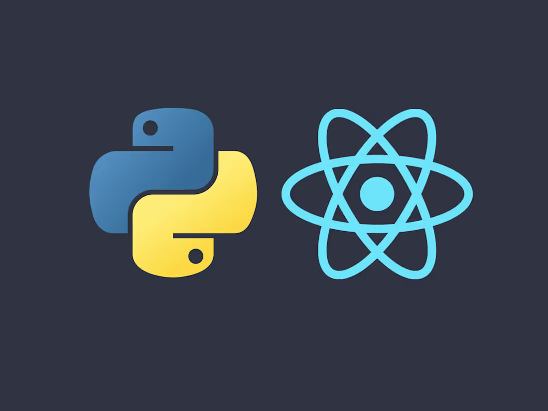 Cover image for Full-stack development with Python and React/Vue