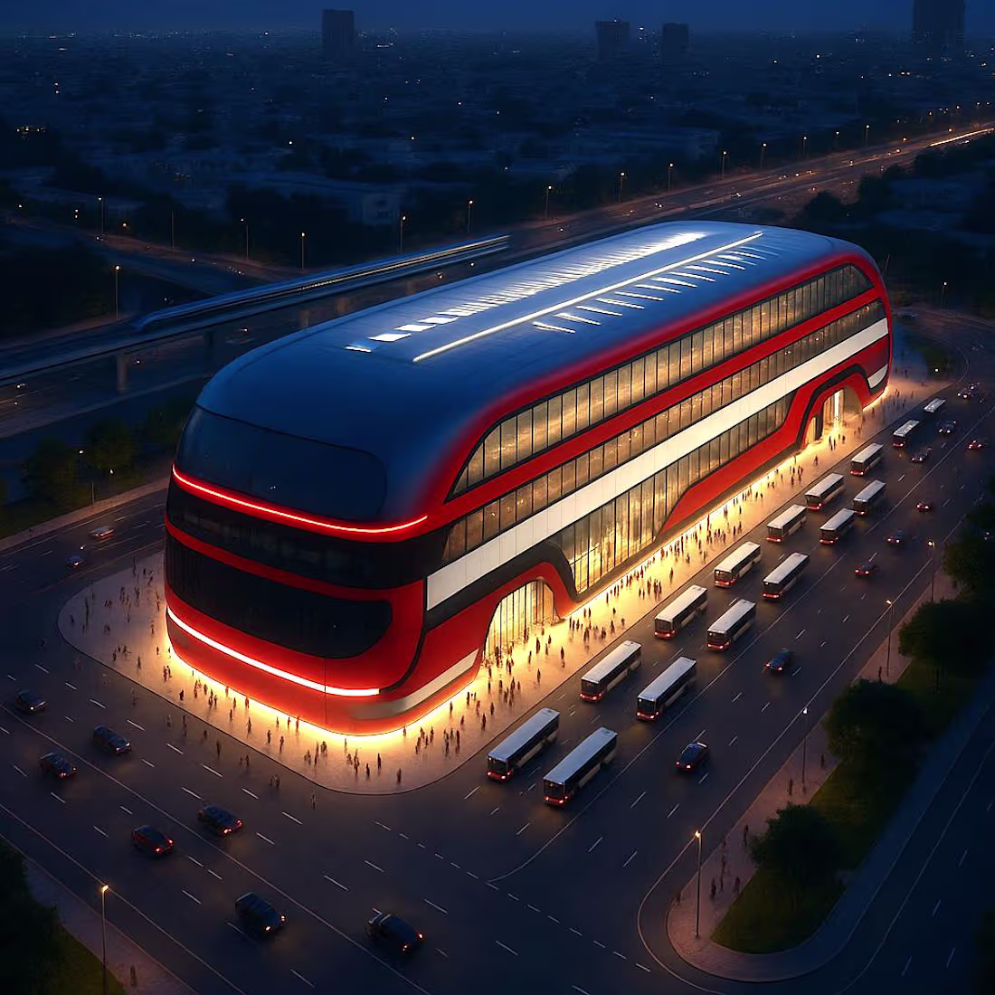 Cover image for PROPOSED RTA BUS PASSENGER HUB-