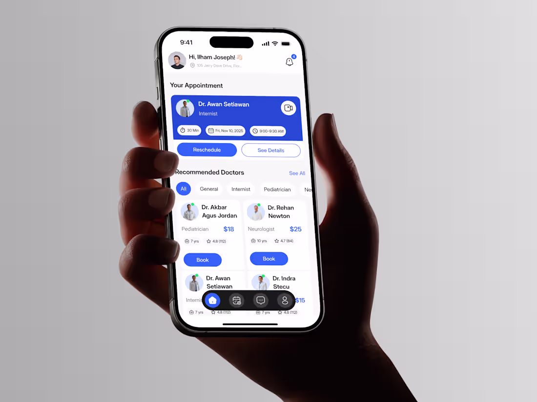 Cover image for Mediva - Doctor Appointment App