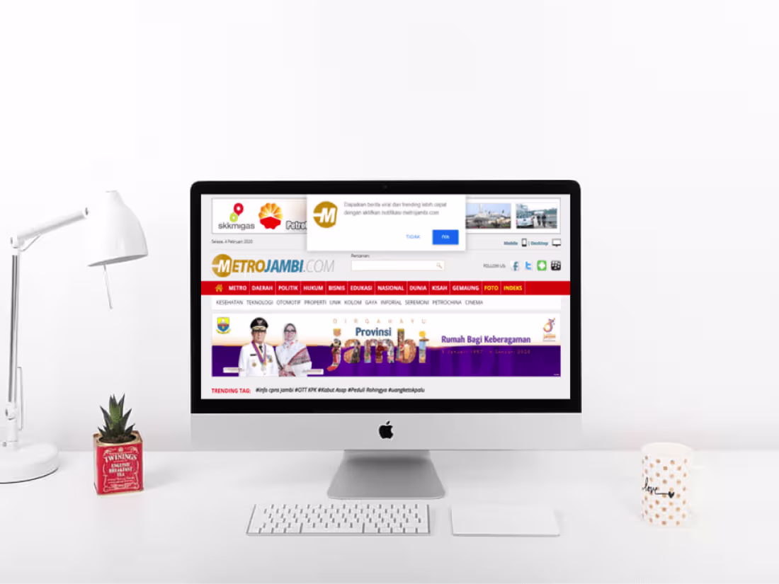 Cover image for Metrojambi Push Notifications - Laravel