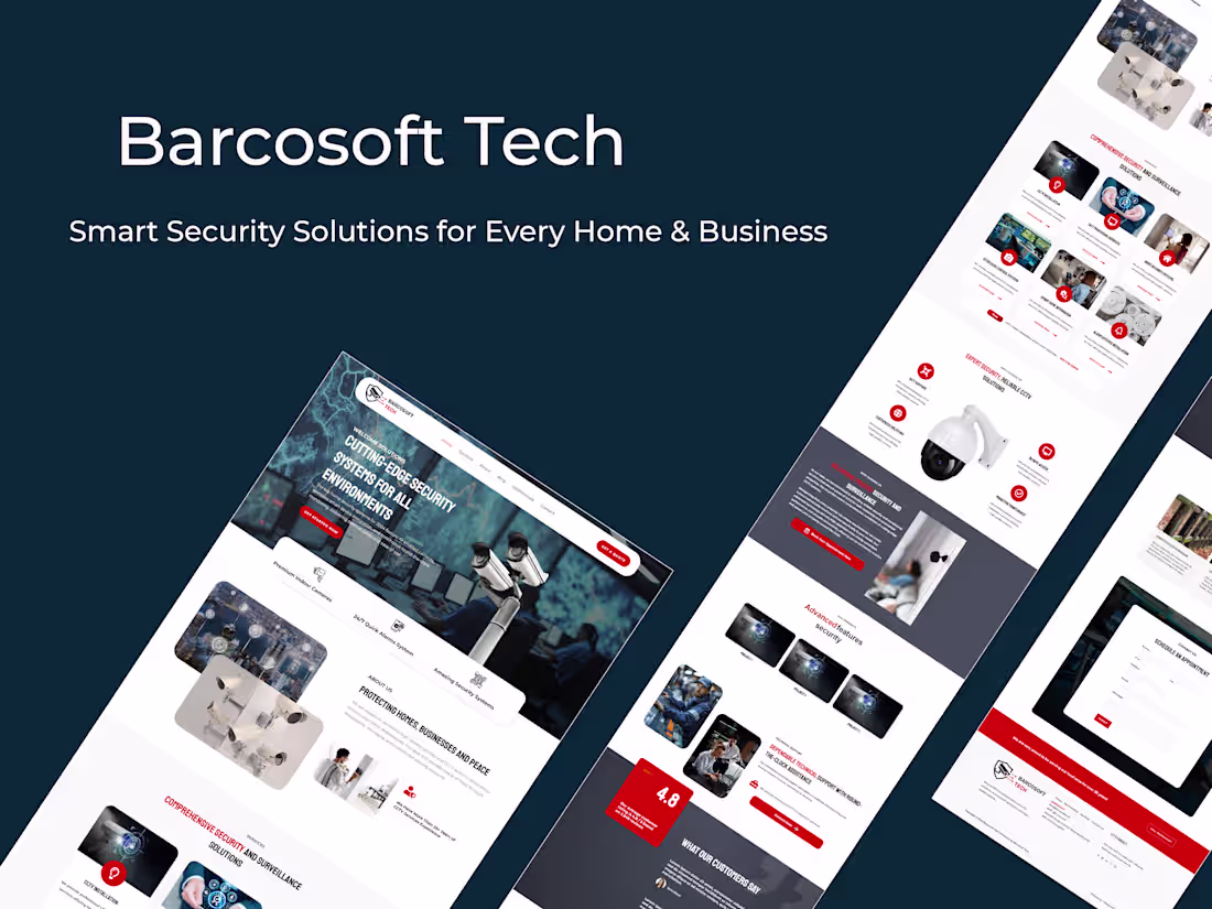 Cover image for Secure & Modern Website for Barcosoft Tech