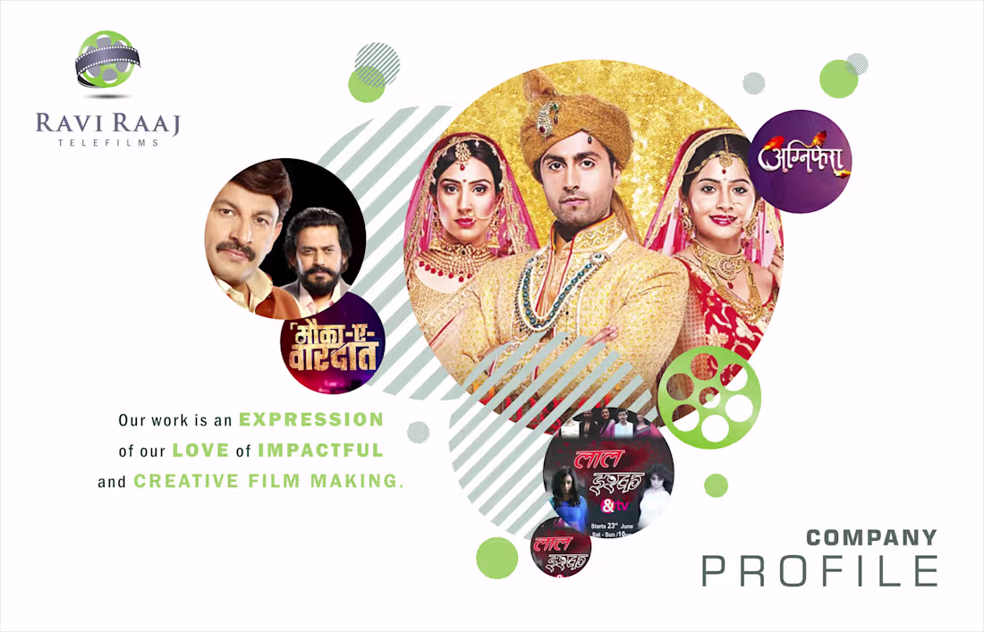 Cover image for Corporate Profile Design For Leading Film Production House