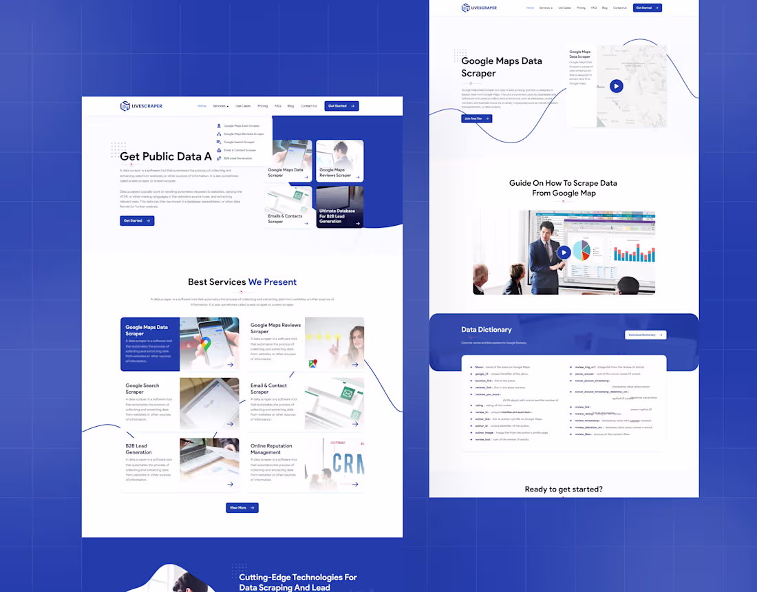 Cover image for LiveScraper: Businesses with Data-Driven Insights