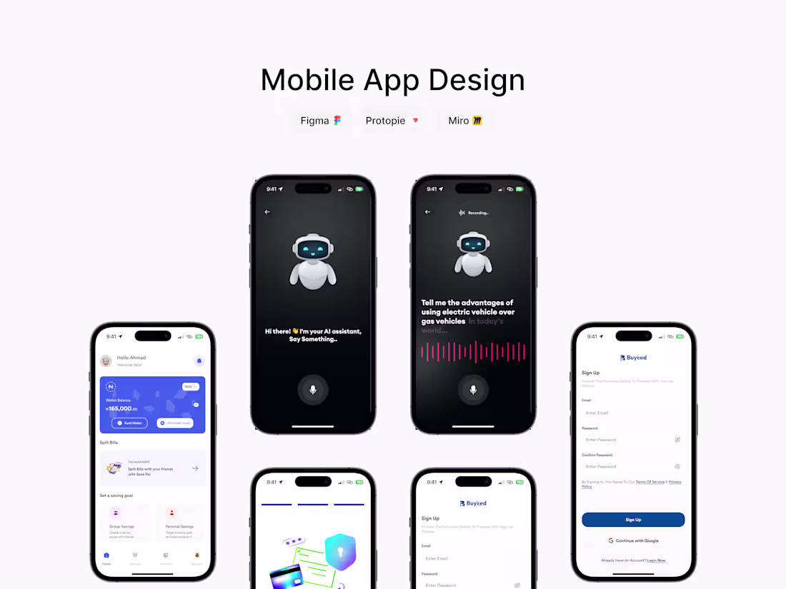 Cover image for Custom Mobile App Designs