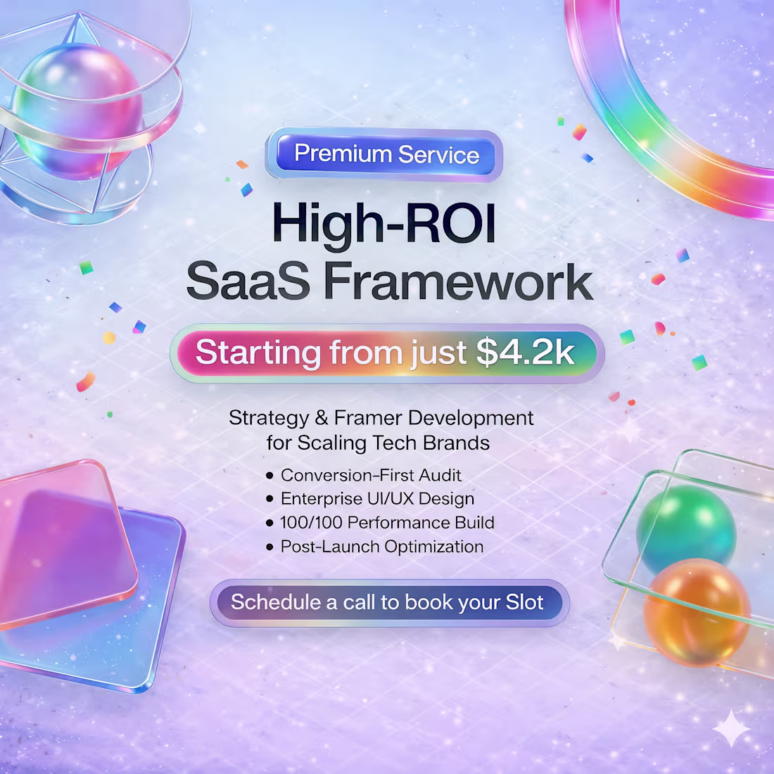 Cover image for High-ROI SaaS Framework: Strategy & Framer Development