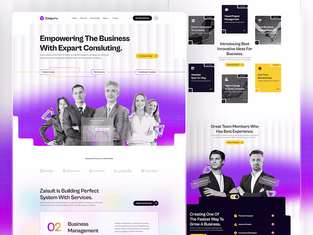 Cover image for Business-Consulting-Website Design