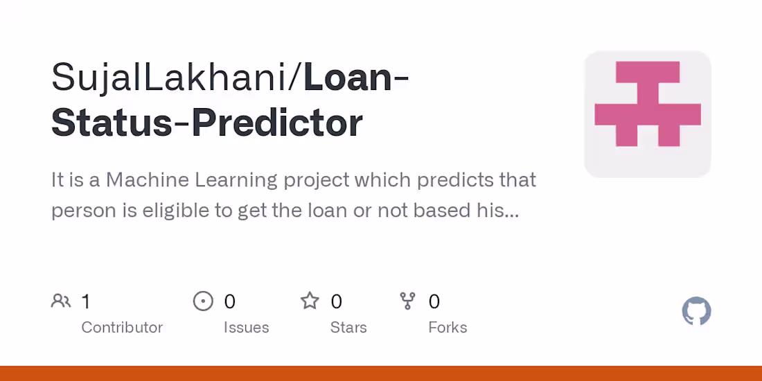 Cover image for SujalLakhani/Loan-Status-Predictor