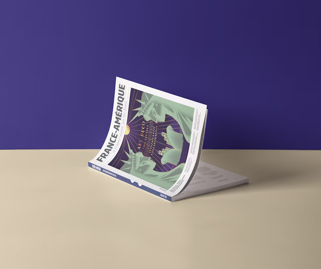 Cover image for FRANCE-AMÉRIQUE MAGAZINE
